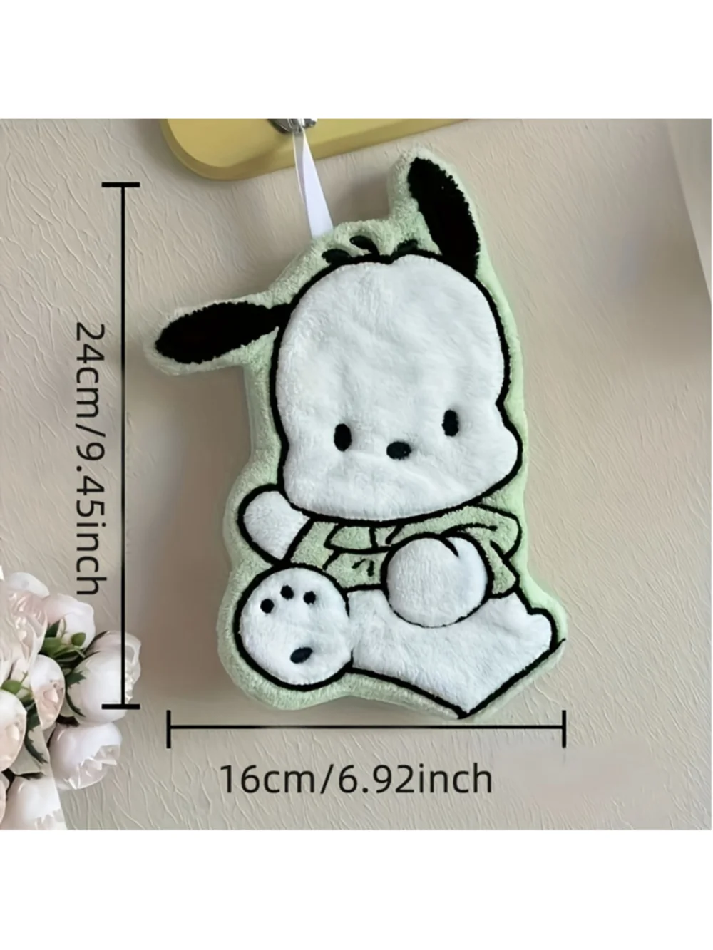 #FAM-100 Sanrio Character Plush Hanging Hand Towels Set of 3